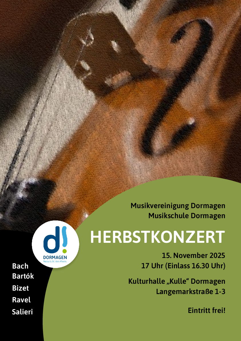 Herbstkonzert der Musikvereinigung Dormagen – Ein Fest der großen Jubilare